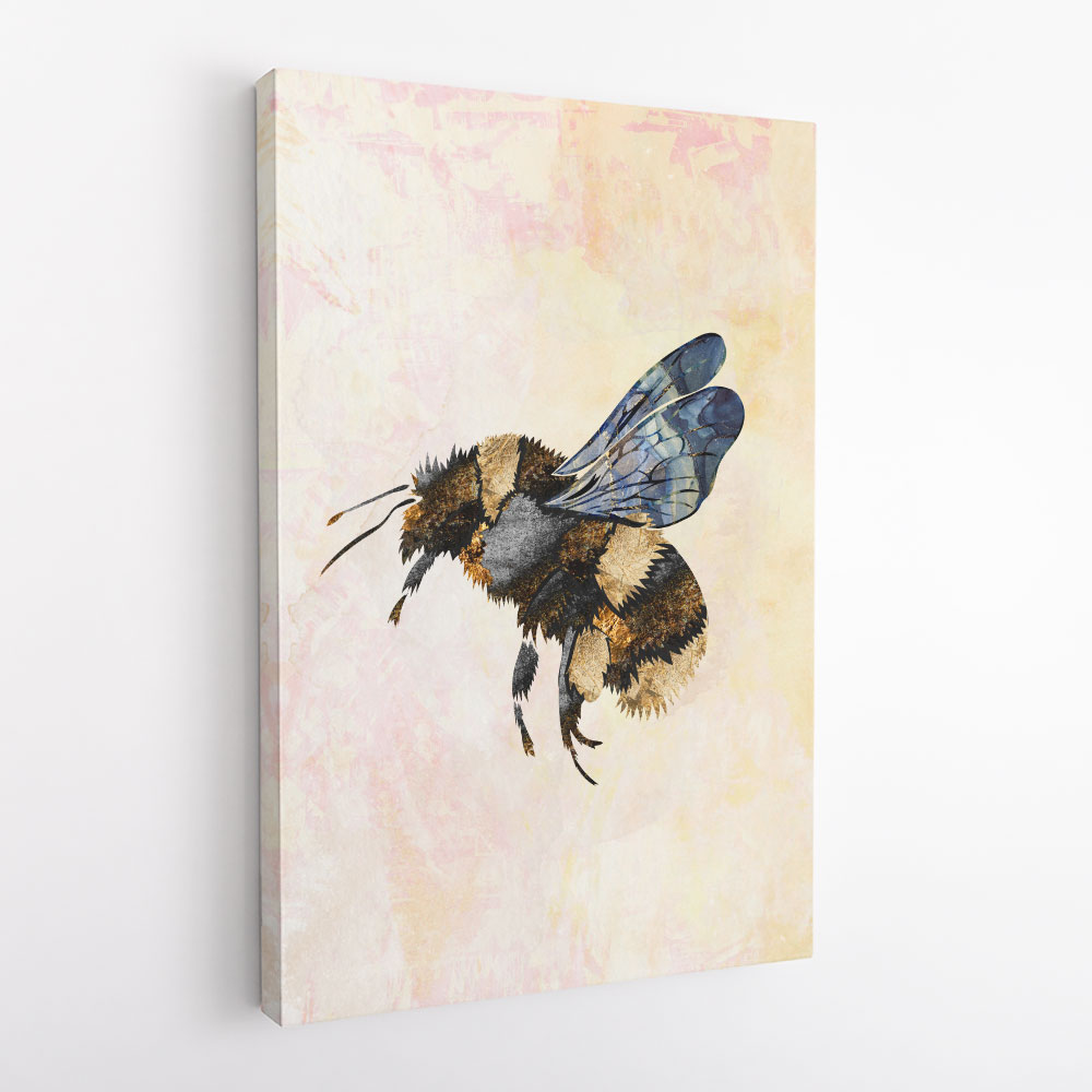 Grunge Watercolour Bee