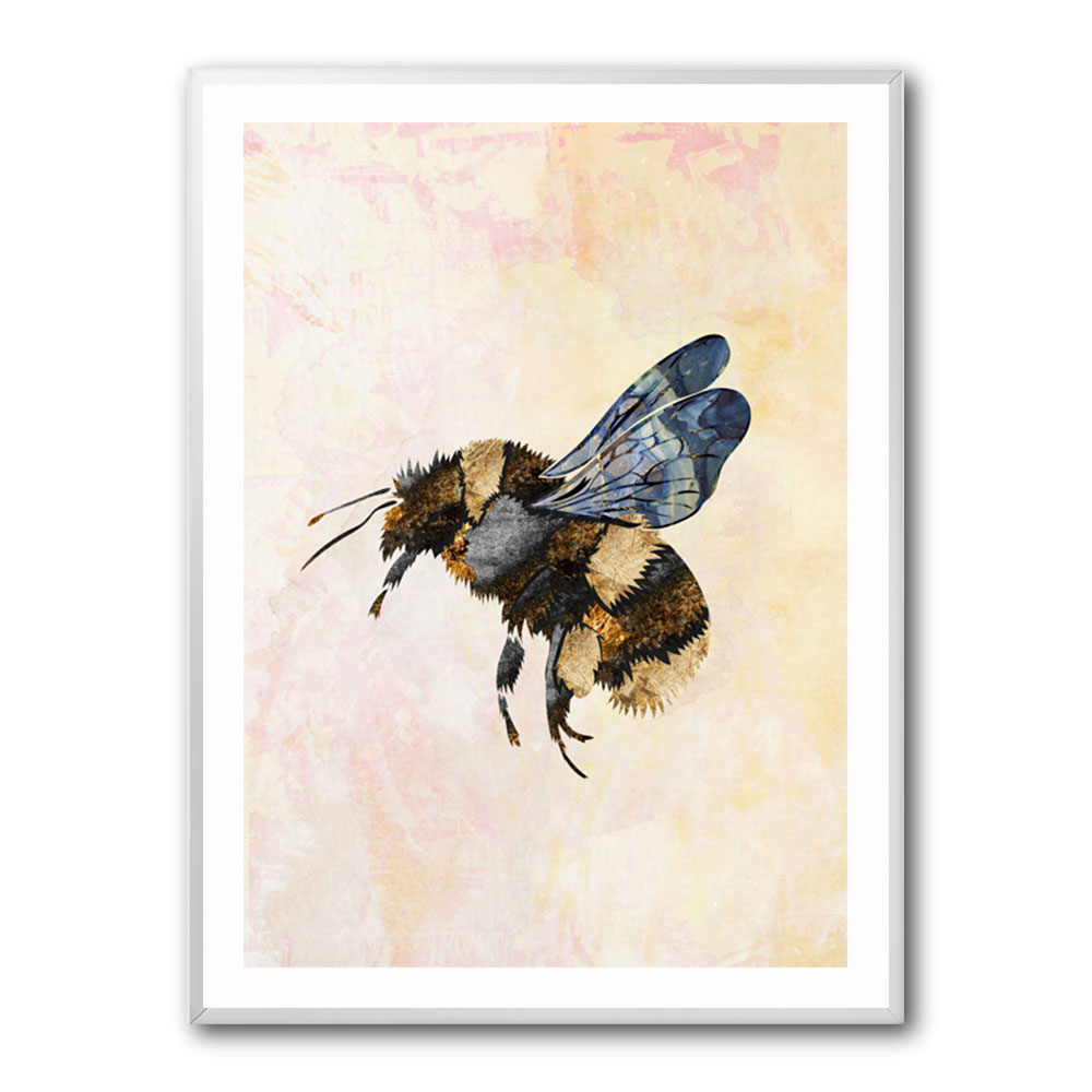 Grunge Watercolour Bee