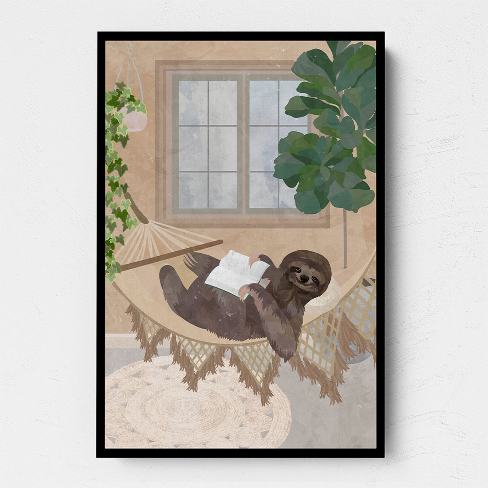 Lazy Sloth in Hammock