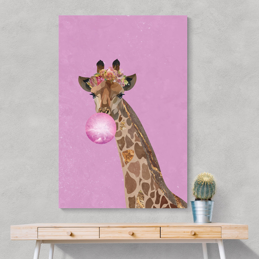 Giraffe Pink Bubblegum