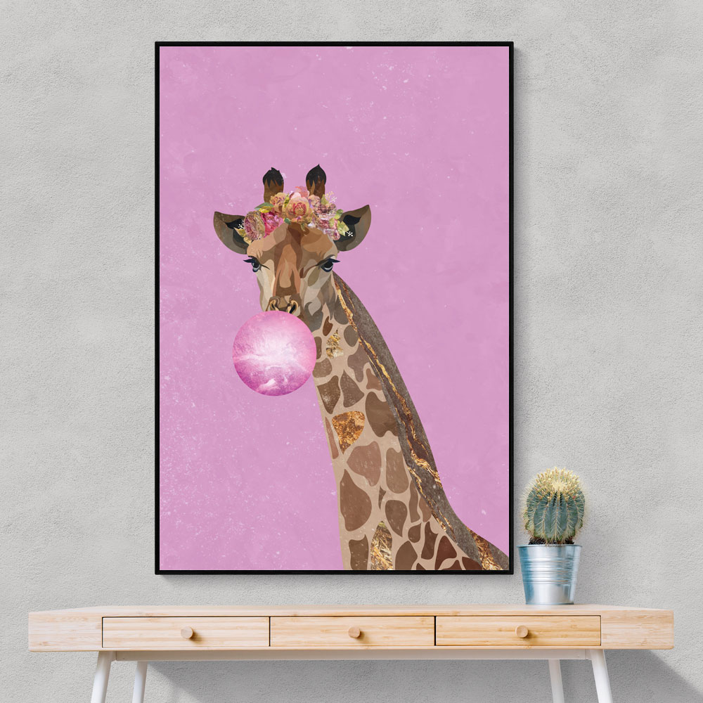 Giraffe Pink Bubblegum