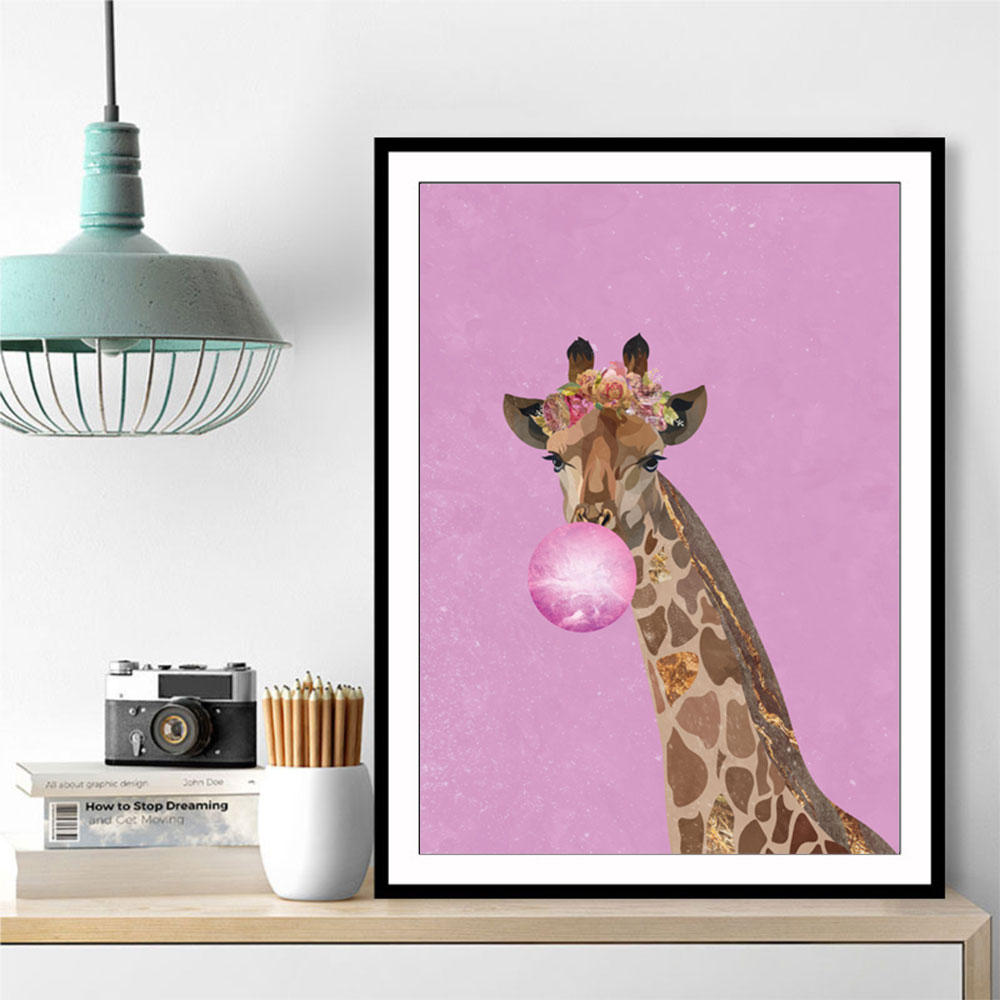 Giraffe Pink Bubblegum
