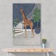 Giraffe By The Stairs