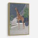 Giraffe By The Stairs
