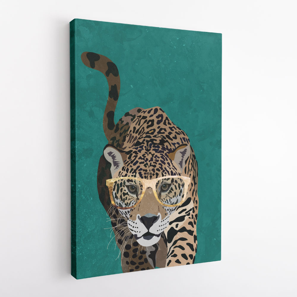 Curious Green Leopard