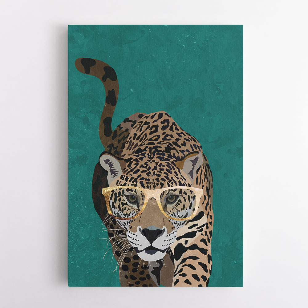 Curious Green Leopard