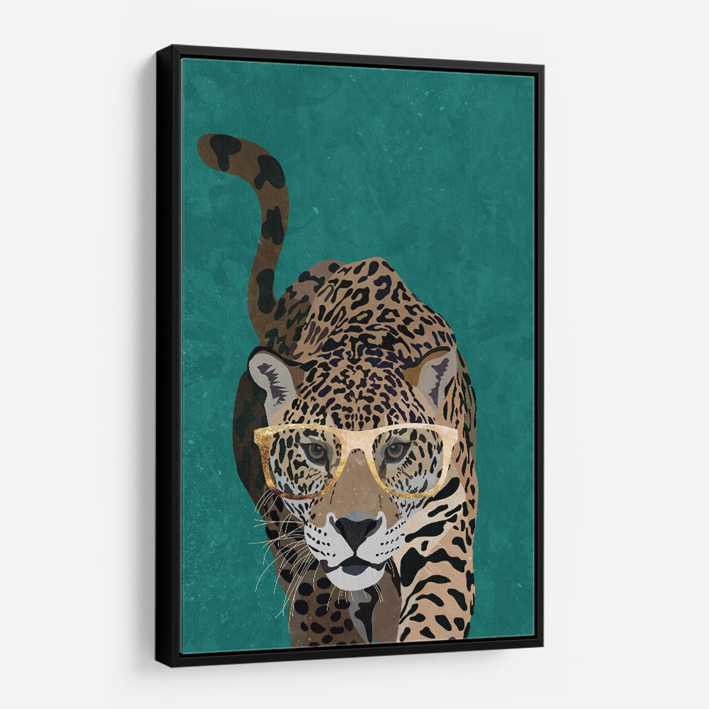 Curious Green Leopard