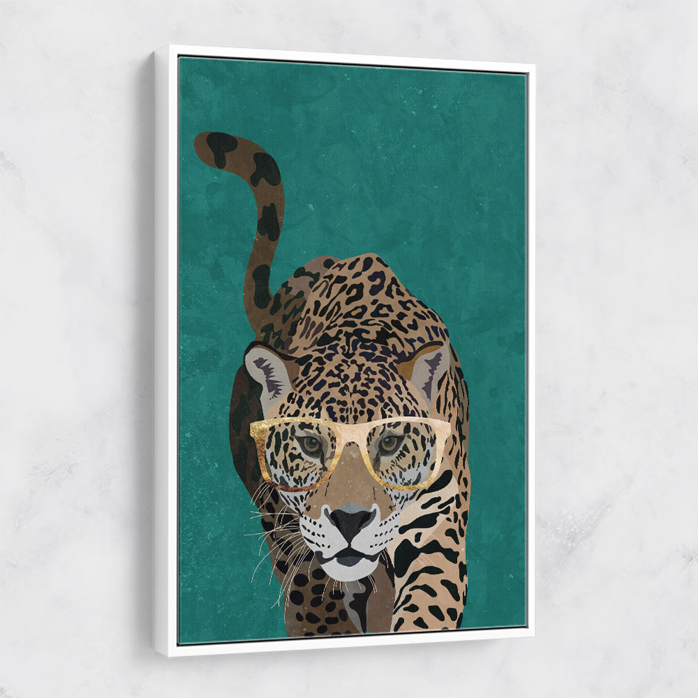 Curious Green Leopard