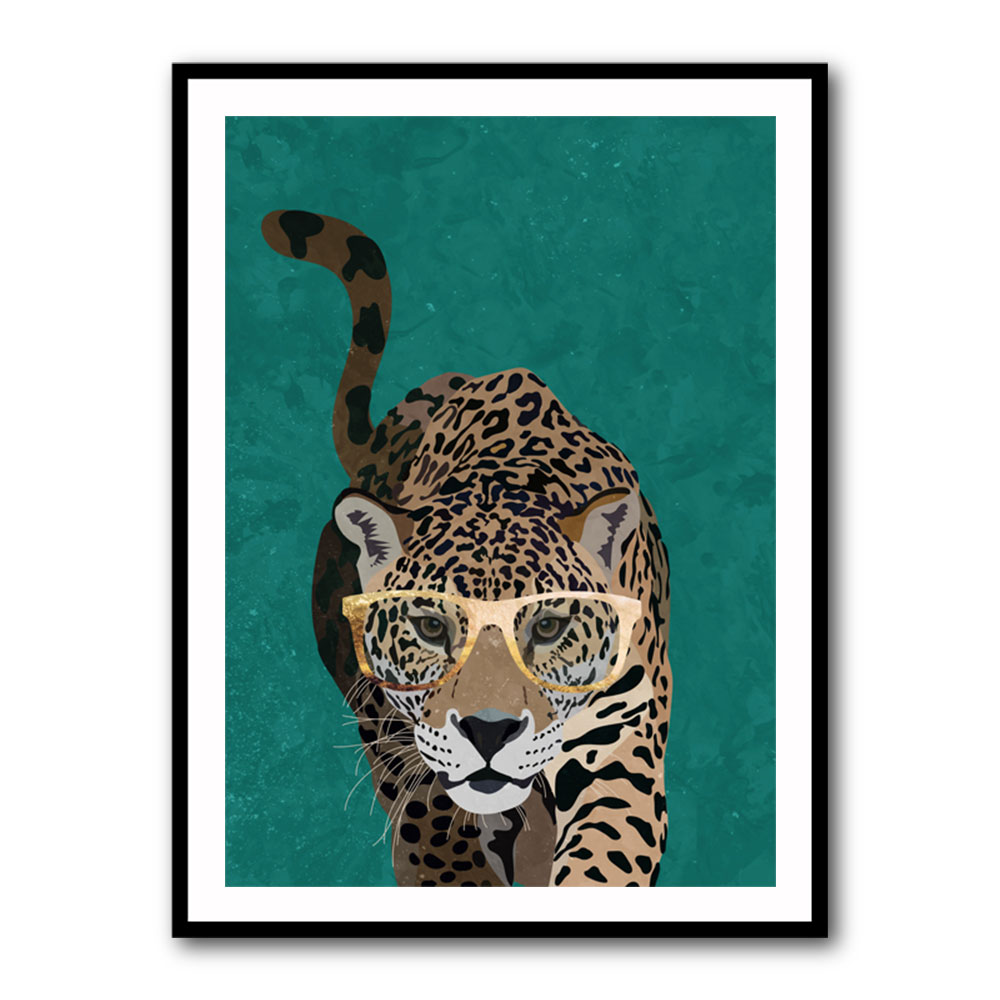 Curious Green Leopard