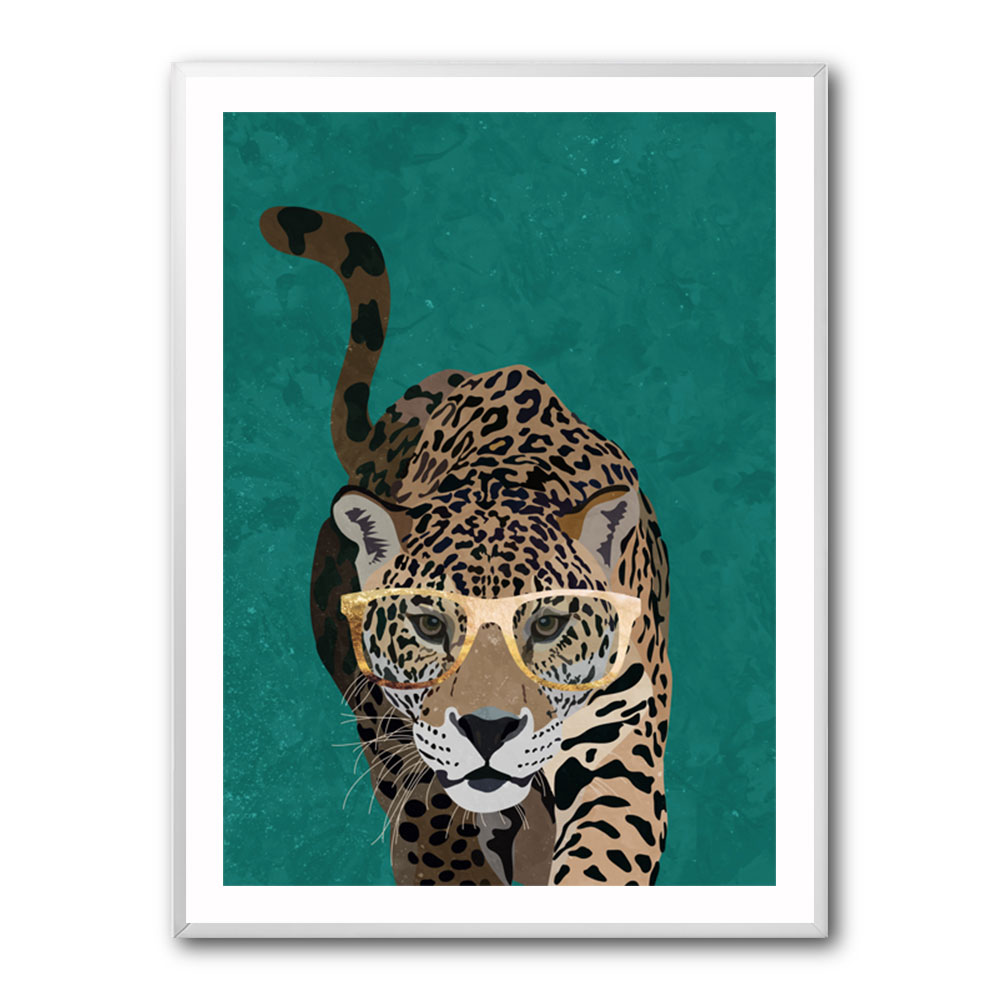 Curious Green Leopard