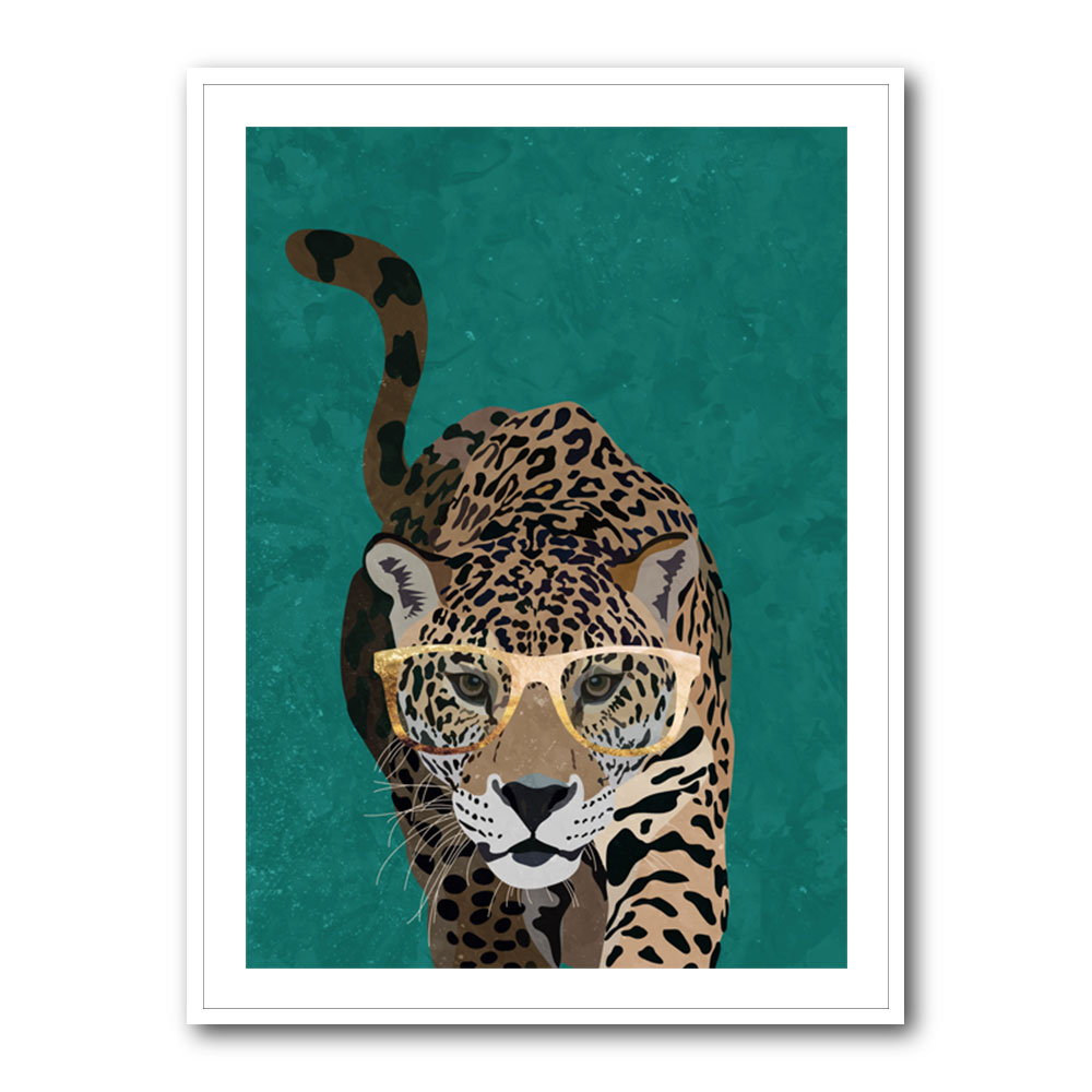 Curious Green Leopard