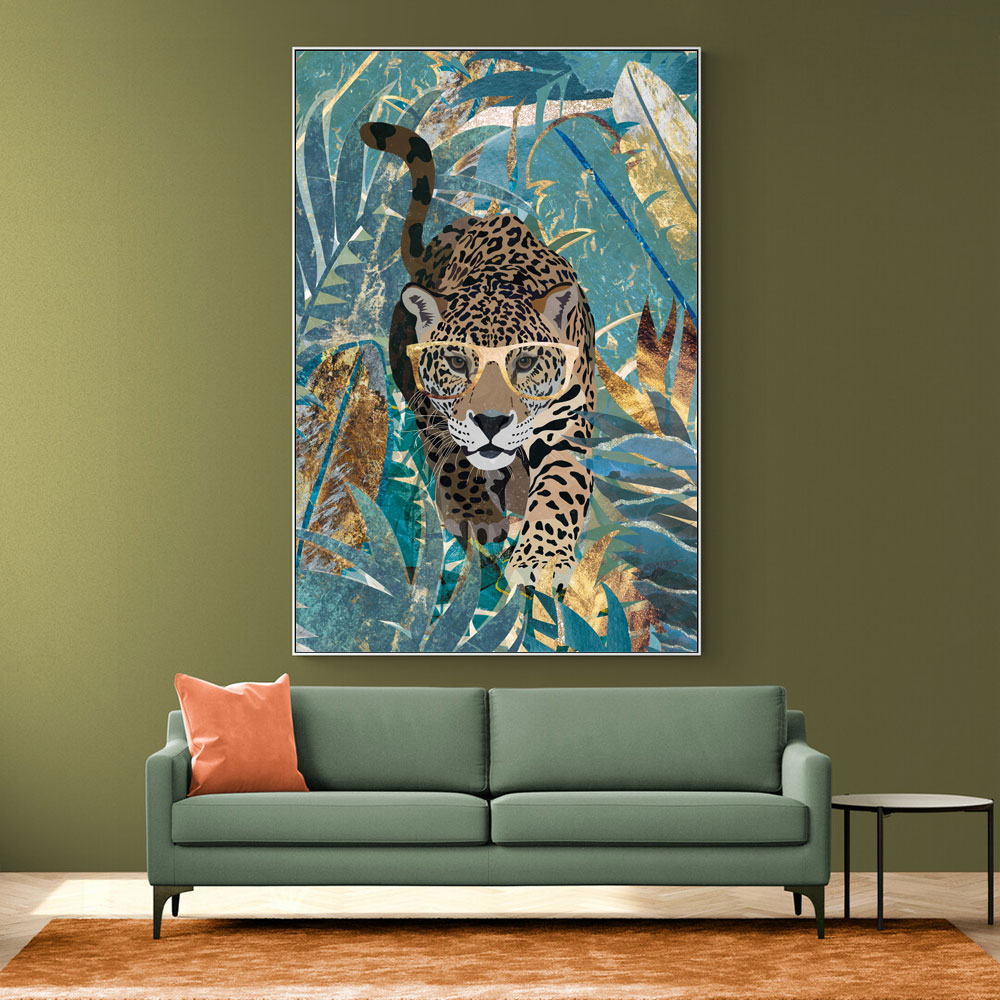 Curious Jaguar In The Rainforest