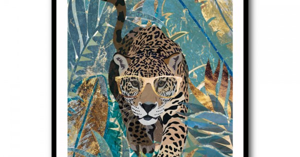 Curious Jaguar In The Rainforest Wall Art