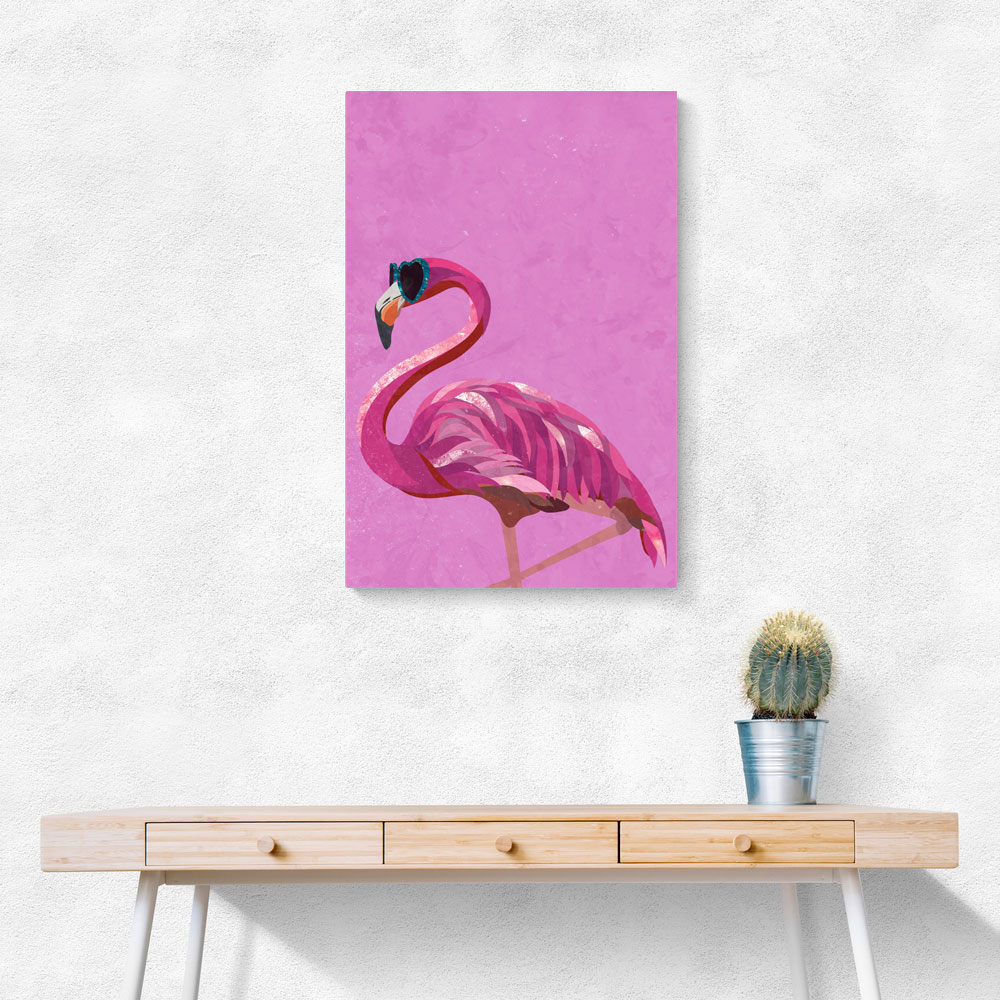 Magenta Metallic Flamingo