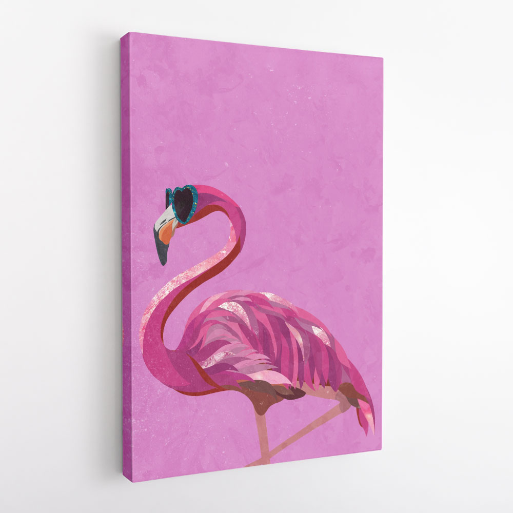 Magenta Metallic Flamingo