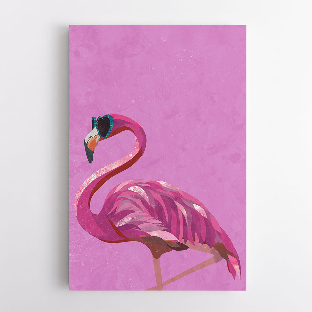 Magenta Metallic Flamingo