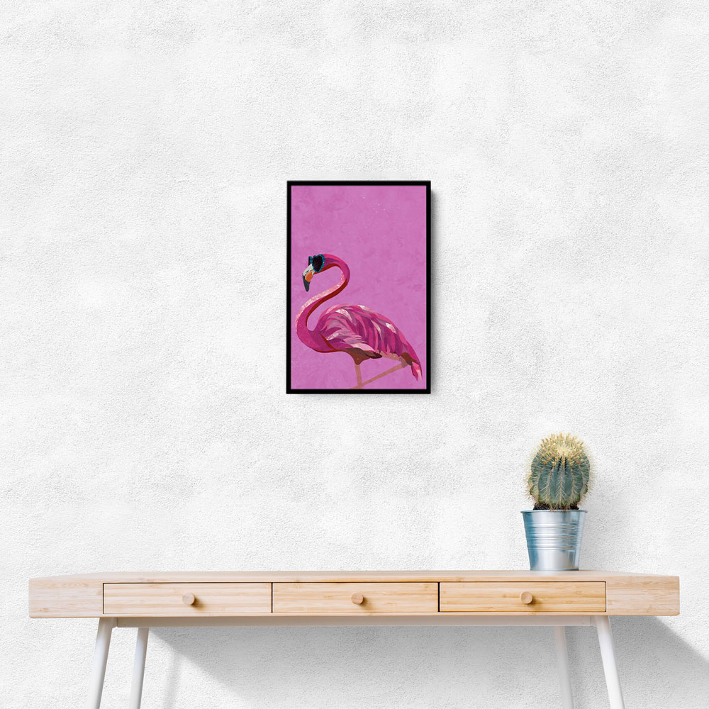 Magenta Metallic Flamingo