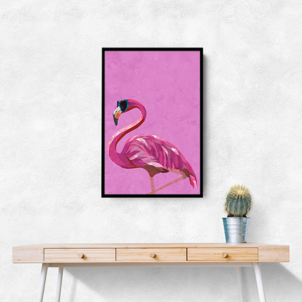 Magenta Metallic Flamingo