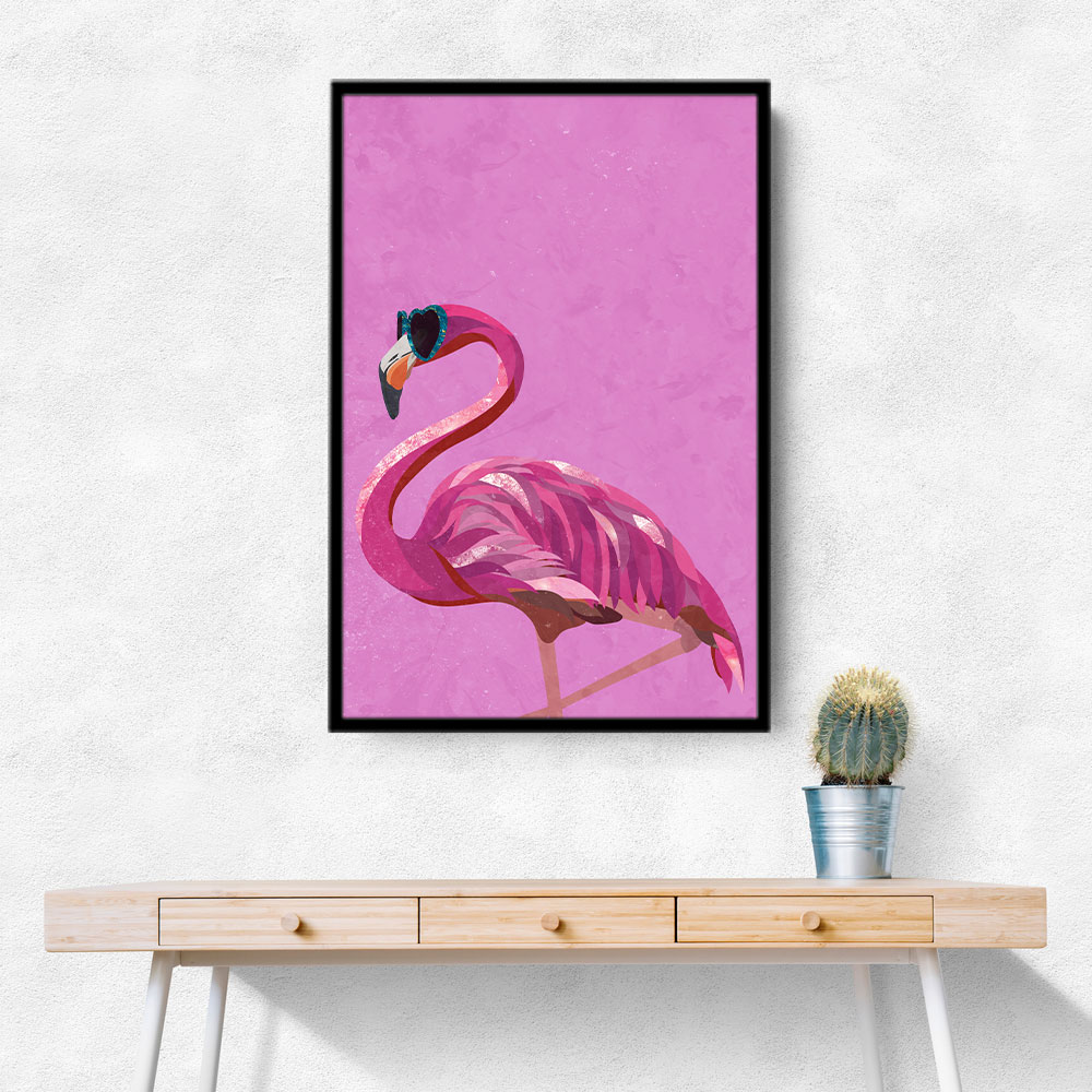 Magenta Metallic Flamingo