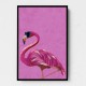 Magenta Metallic Flamingo