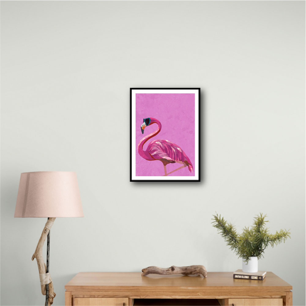 Magenta Metallic Flamingo