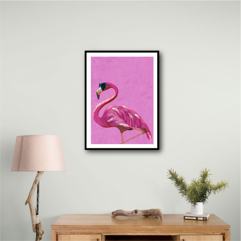 Magenta Metallic Flamingo