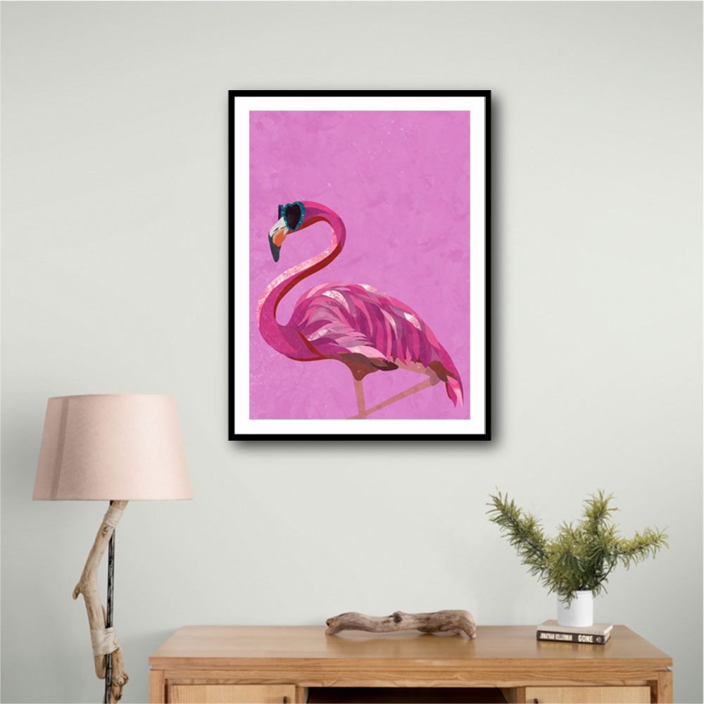 Magenta Metallic Flamingo