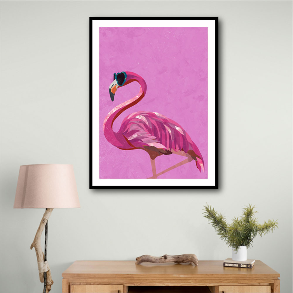 Magenta Metallic Flamingo