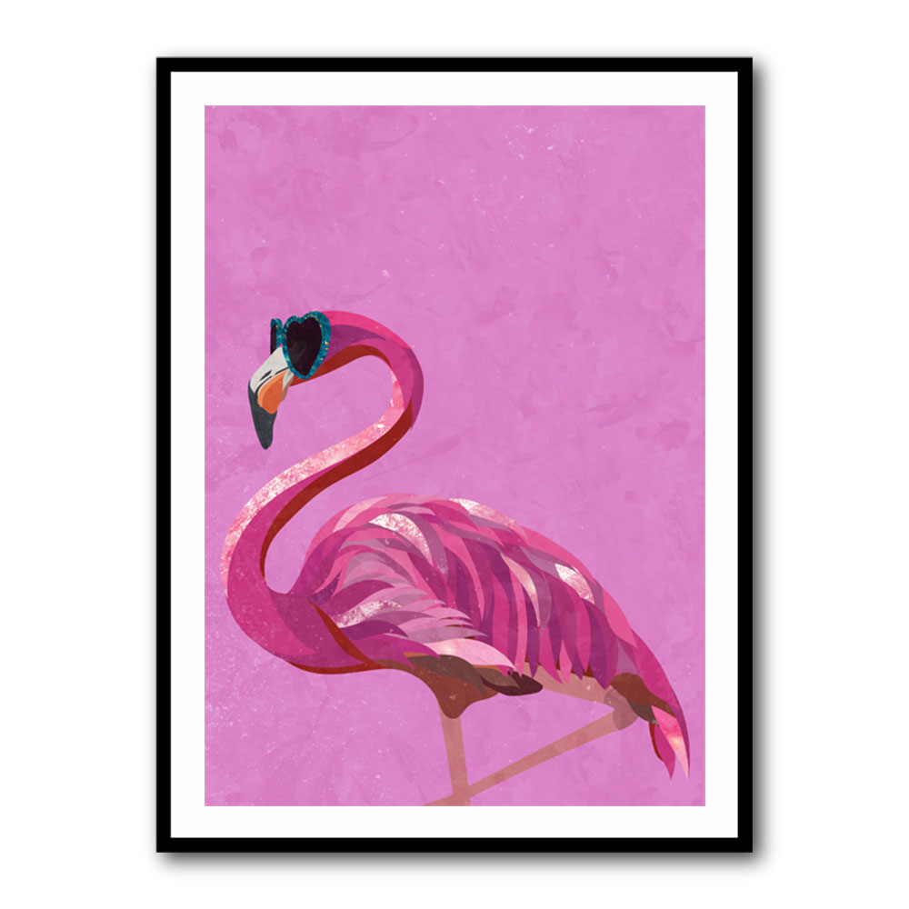 Magenta Metallic Flamingo