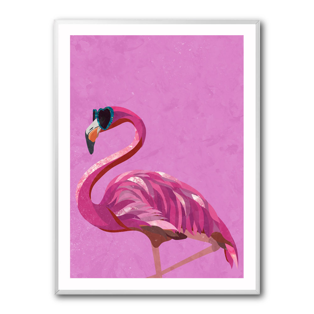 Magenta Metallic Flamingo