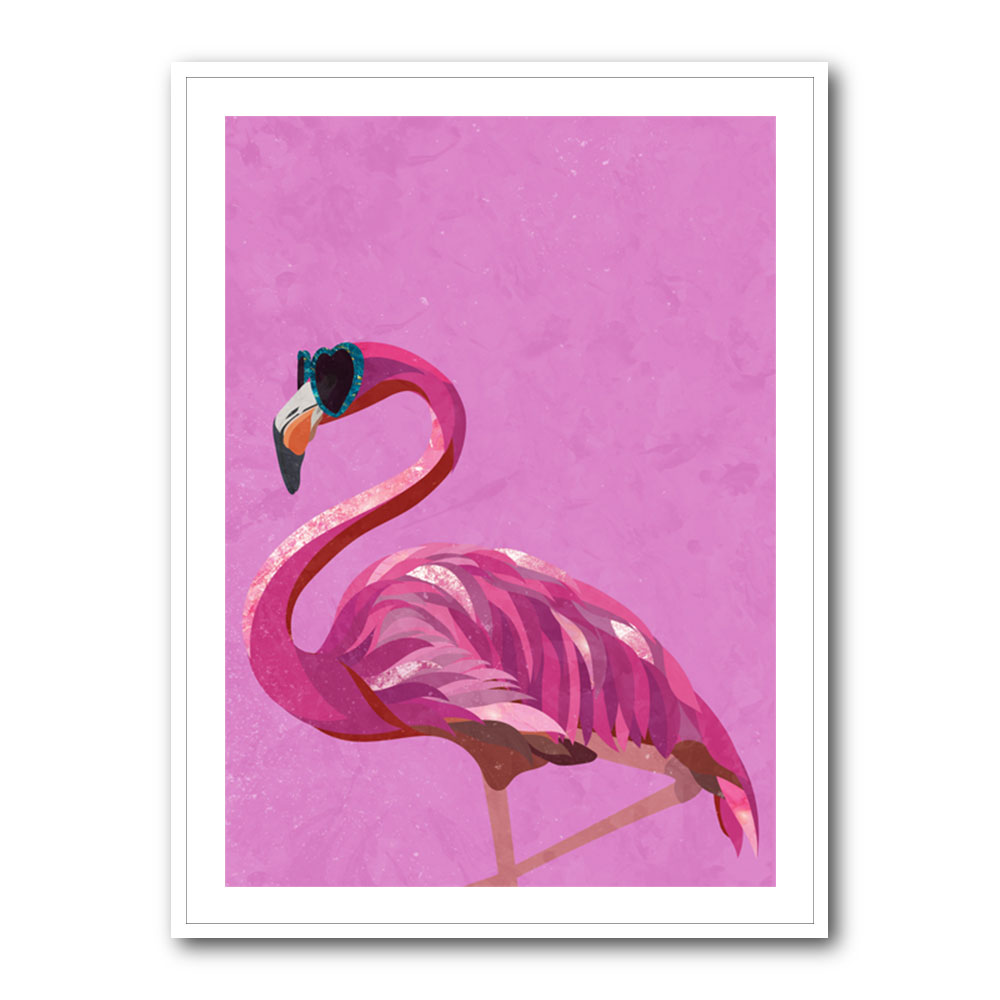 Magenta Metallic Flamingo