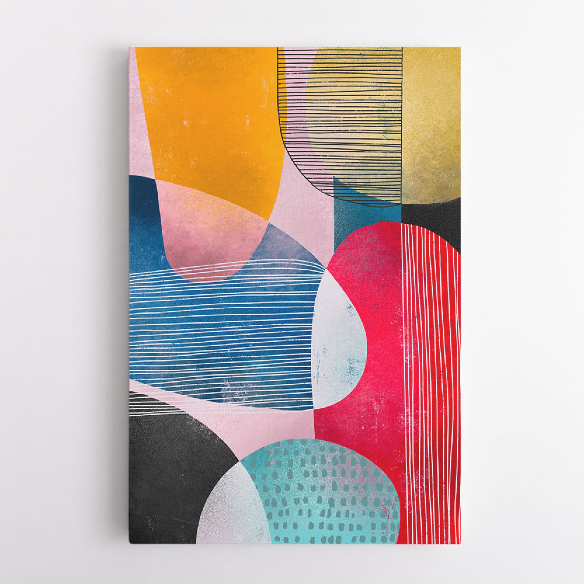 Lines in Circles Wall Art