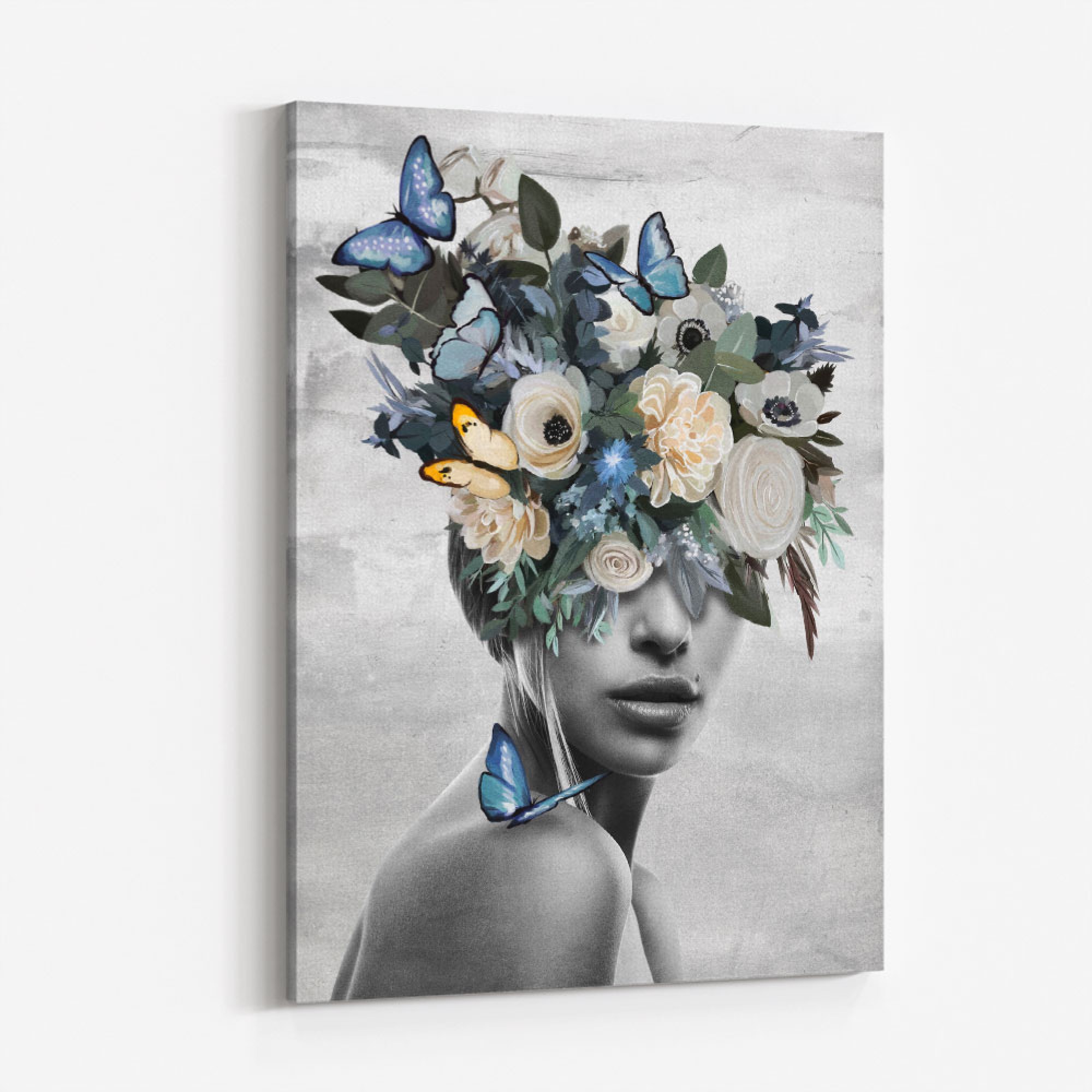 Blue Butterfly Wall Art