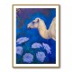 Camel With Blue Flowers