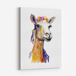Camel With Flowers