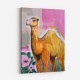 Camel With Pink Flowers