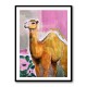 Camel With Pink Flowers