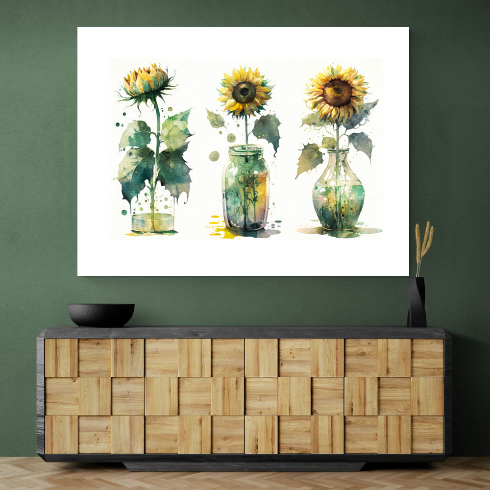 Abstract Sunflowers