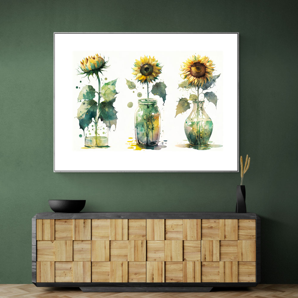 Abstract Sunflowers