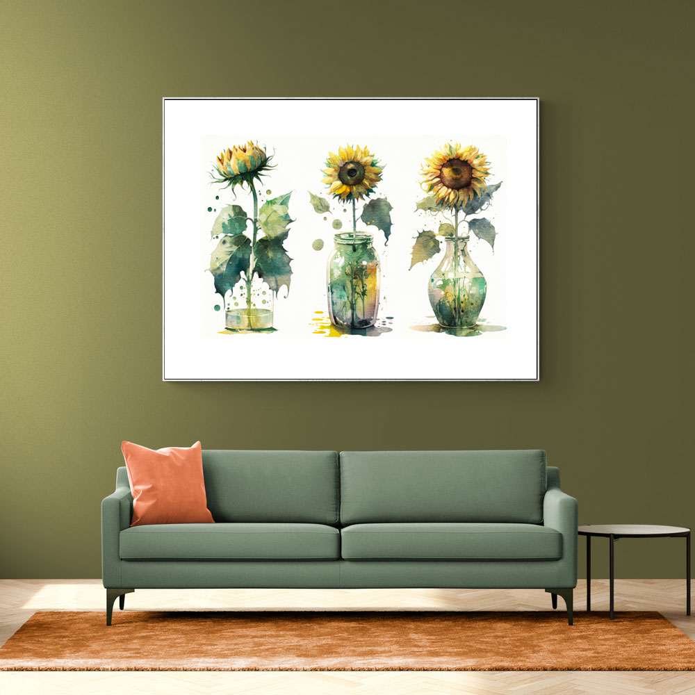 Abstract Sunflowers