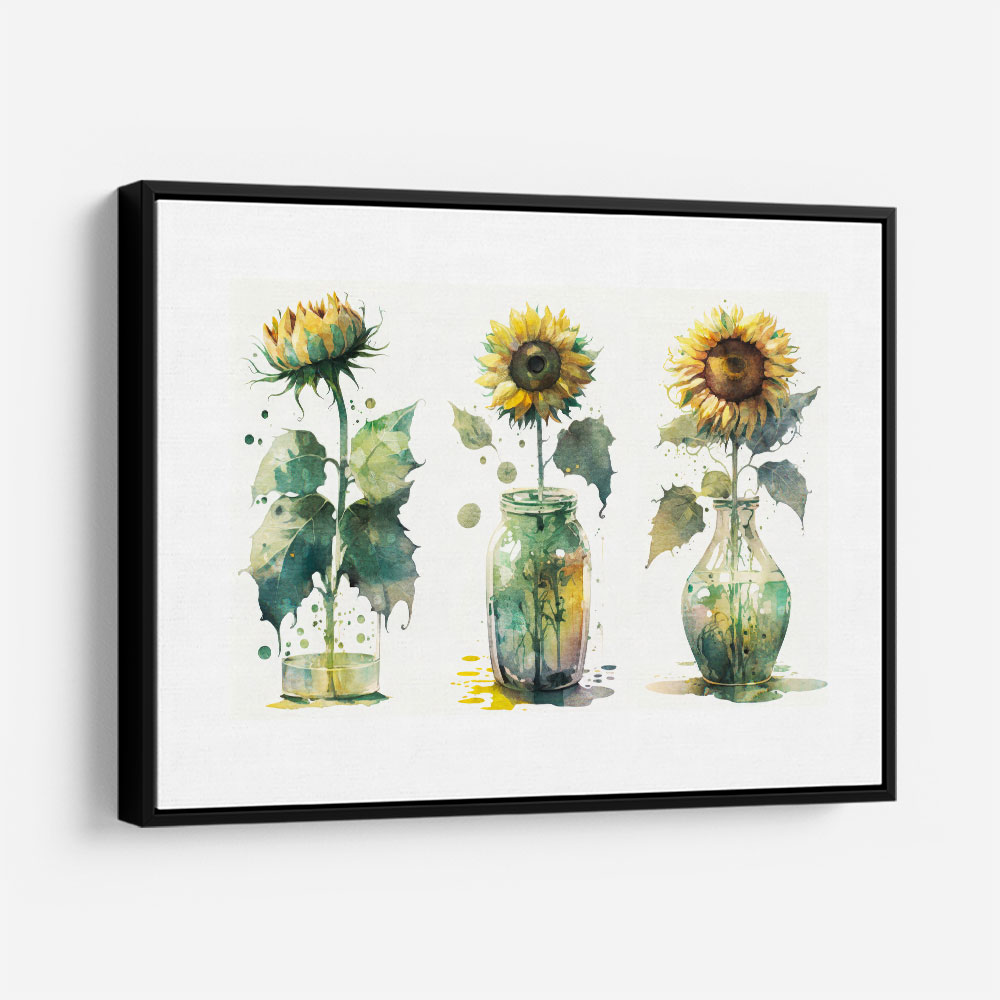 Abstract Sunflowers