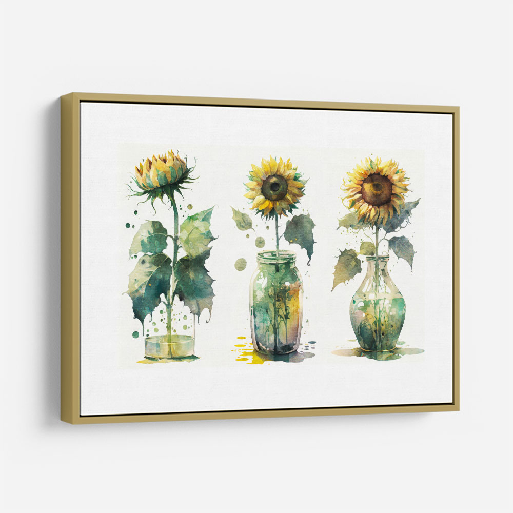 Abstract Sunflowers