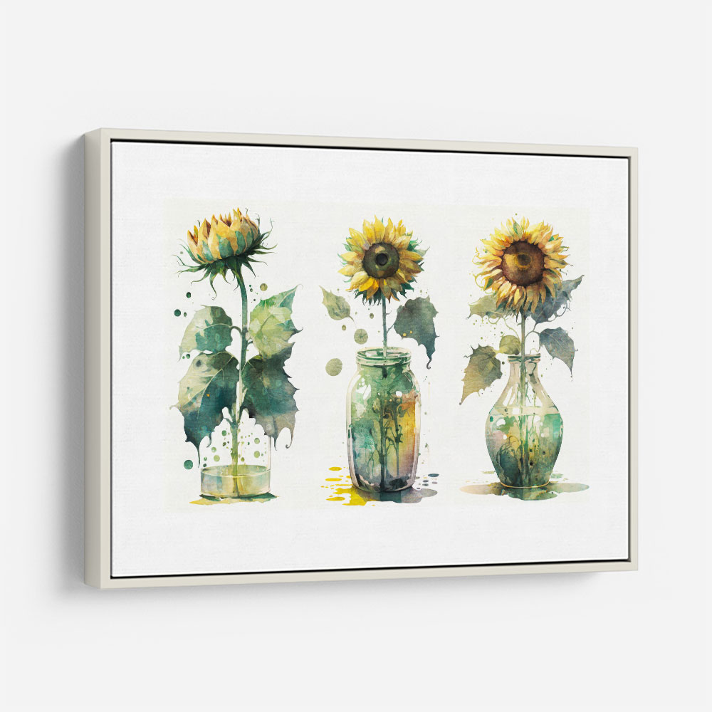 Abstract Sunflowers