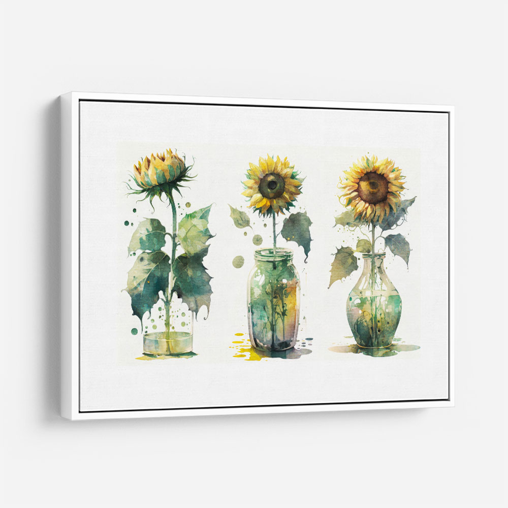 Abstract Sunflowers