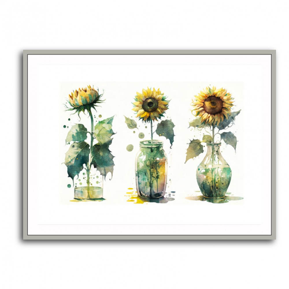 Abstract Sunflowers