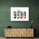 Colorful Potted Cactus Colorful Potted Cactus