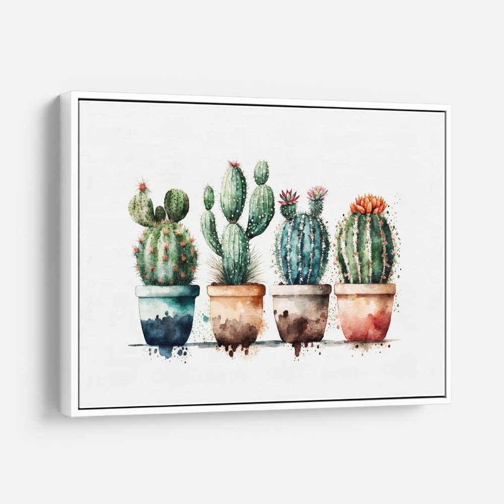 Colorful Potted Cactus Colorful Potted Cactus