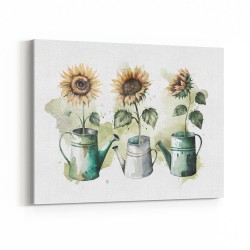 Three Sunflowers Wall Art