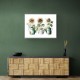 Three Sunflowers Wall Art