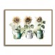 Three Sunflowers Wall Art